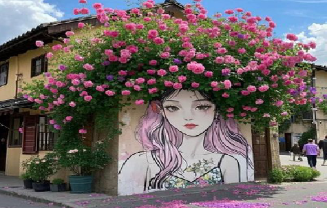 古丈怎么设计网红打卡墙绘