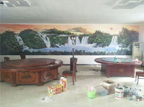 古丈墙绘-写实风景