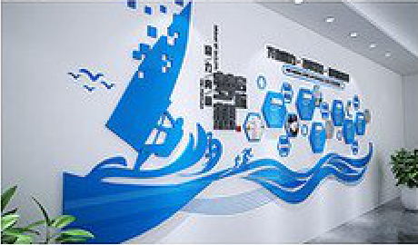 古丈海浪主题文化墙如何设计？