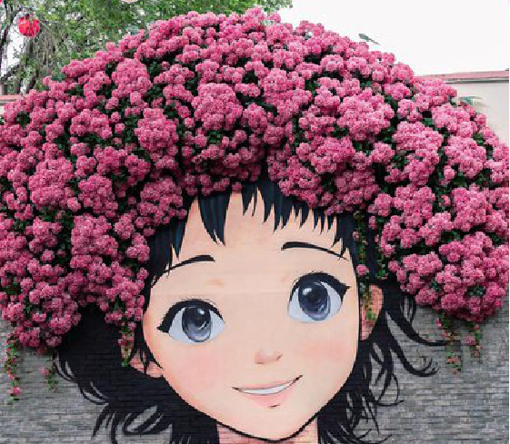 古丈墙体彩绘-网红墙打卡