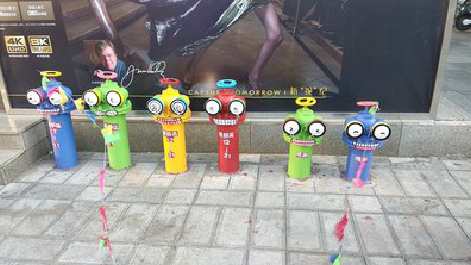 古丈商业区彩绘