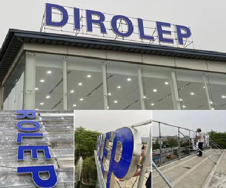 古丈楼顶发光字安装的注意事项。